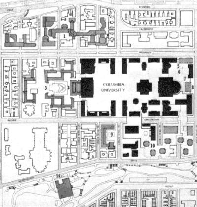 Columbia 1966 Campus Expansion Plan