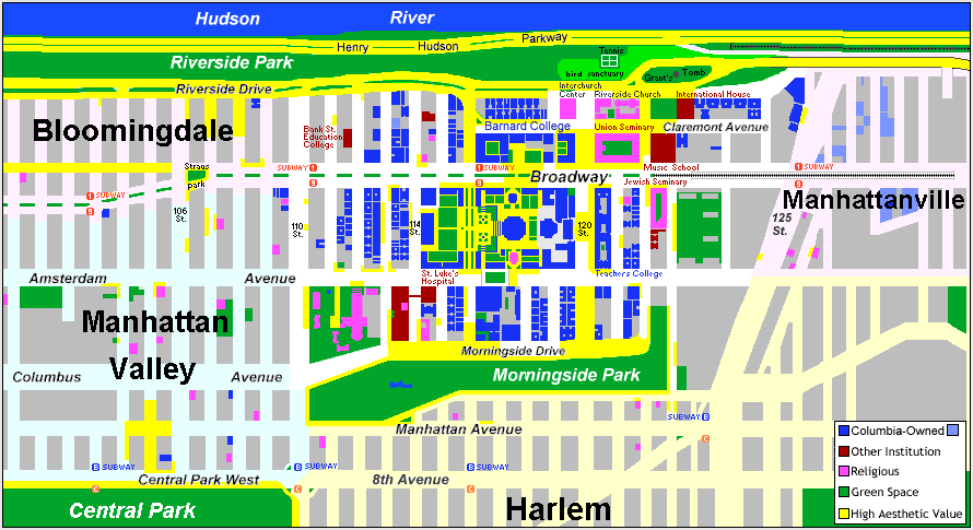 Morningside Heights Map